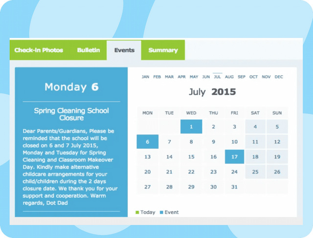 Events & Bulletin