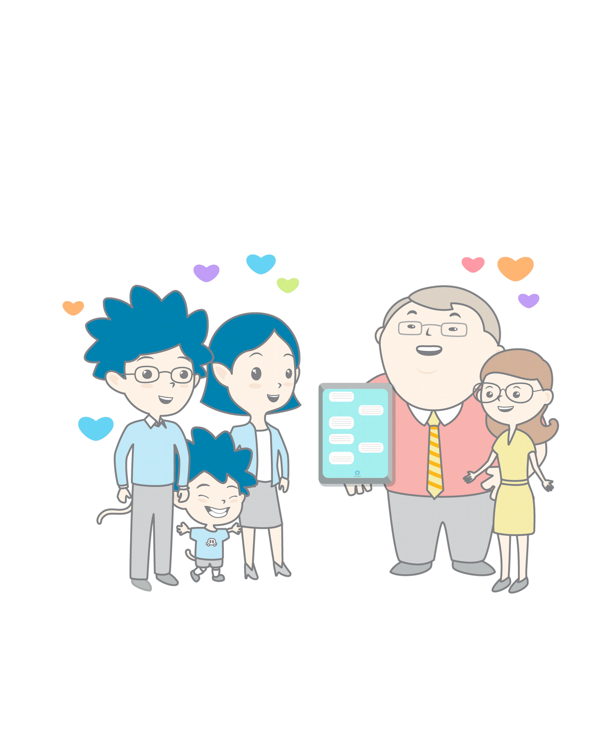 Better collaboration is one click away Illustration