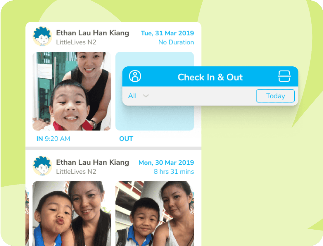 Safe check-in and out